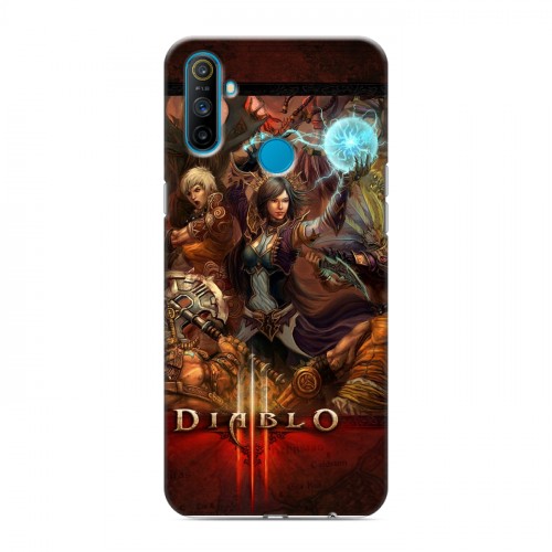 Дизайнерский силиконовый чехол для Realme C3 Diablo