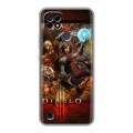 Дизайнерский силиконовый чехол для Realme C21 Diablo