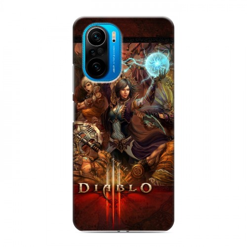 Дизайнерский силиконовый чехол для Xiaomi Poco F3 Diablo