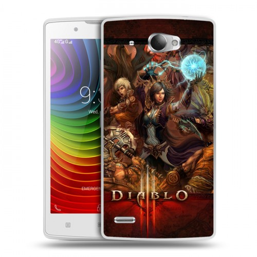 Дизайнерский пластиковый чехол для Lenovo S920 Diablo