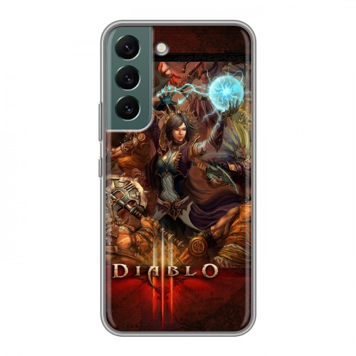 Дизайнерский пластиковый чехол для Samsung Galaxy S22 Diablo