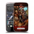 Дизайнерский пластиковый чехол для HTC Desire 500 Diablo