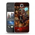 Дизайнерский пластиковый чехол для HTC Desire 300 Diablo