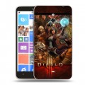 Дизайнерский пластиковый чехол для Nokia Lumia 1320 Diablo