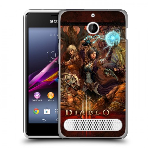 Дизайнерский силиконовый чехол для Sony Xperia E1 Diablo