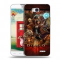 Дизайнерский пластиковый чехол для LG L80 Diablo