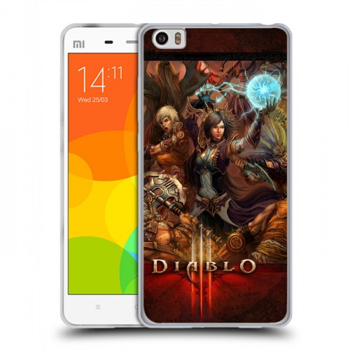 Дизайнерский силиконовый чехол для Xiaomi Mi Note Diablo