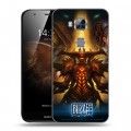 Дизайнерский пластиковый чехол для Huawei G8 Diablo