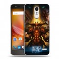 Дизайнерский пластиковый чехол для ZTE Blade X5 Diablo