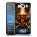 Дизайнерский пластиковый чехол для Microsoft Lumia 950 Diablo