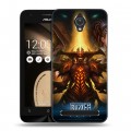 Дизайнерский пластиковый чехол для ASUS Zenfone Go Diablo