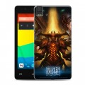 Дизайнерский силиконовый чехол для BQ Aquaris E4.5 Diablo