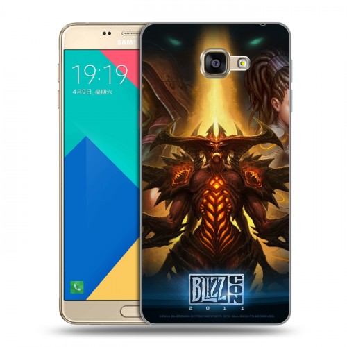 Дизайнерский силиконовый чехол для Samsung Galaxy A9 Diablo