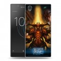 Дизайнерский пластиковый чехол для Sony Xperia L1 Diablo