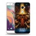 Дизайнерский пластиковый чехол для HTC One X10 Diablo