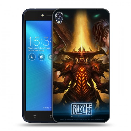 Дизайнерский силиконовый чехол для Asus ZenFone Live Diablo