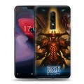 Дизайнерский пластиковый чехол для OnePlus 6 Diablo