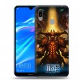 Дизайнерский пластиковый чехол для Huawei Y6 (2019) Diablo