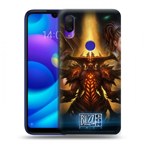 Дизайнерский пластиковый чехол для Xiaomi Mi Play Diablo