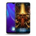 Дизайнерский силиконовый с усиленными углами чехол для OPPO A1k Diablo