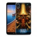 Дизайнерский силиконовый чехол для Xiaomi RedMi 7A Diablo