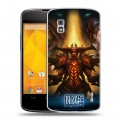 Дизайнерский пластиковый чехол для LG Google Nexus 4 Diablo