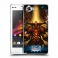 Дизайнерский пластиковый чехол для Sony Xperia L Diablo