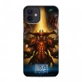 Дизайнерский силиконовый чехол для Iphone 12 Diablo