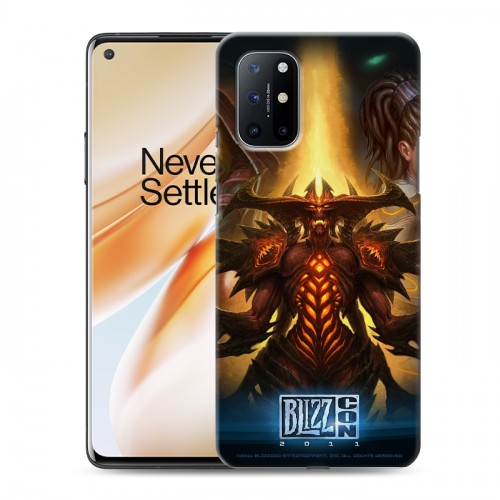 Дизайнерский пластиковый чехол для OnePlus 8T Diablo