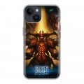 Дизайнерский пластиковый чехол для Iphone 14 Diablo