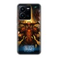 Дизайнерский силиконовый чехол для Vivo Y35 Diablo