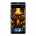 Дизайнерский силиконовый чехол для Google Pixel 6a Diablo