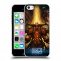 Дизайнерский пластиковый чехол для Iphone 5c Diablo