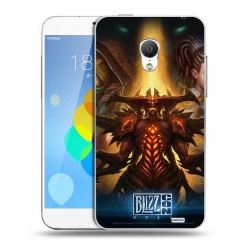 Дизайнерский пластиковый чехол для  Meizu MX3 Diablo