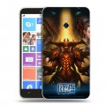 Дизайнерский пластиковый чехол для Nokia Lumia 1320 Diablo