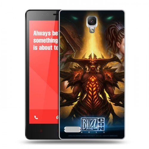 Дизайнерский пластиковый чехол для Xiaomi RedMi Note Diablo