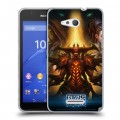 Дизайнерский пластиковый чехол для Sony Xperia E4g Diablo