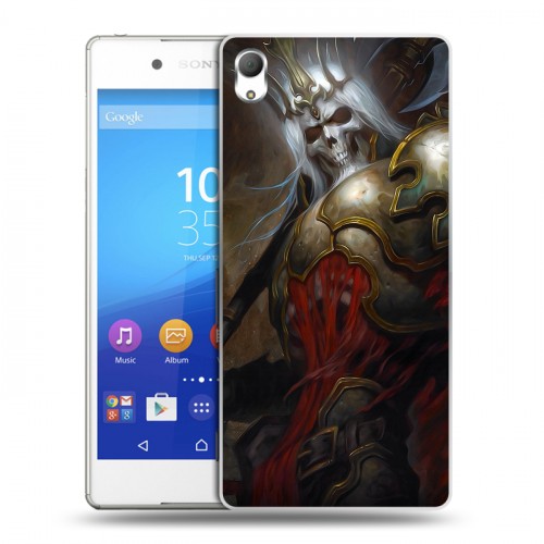 Дизайнерский пластиковый чехол для Sony Xperia Z3+ Diablo