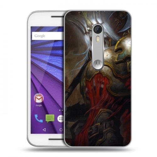 Дизайнерский пластиковый чехол для Lenovo Moto G Diablo