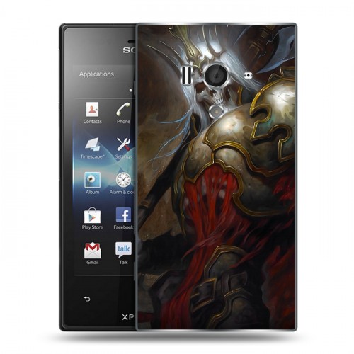 Дизайнерский пластиковый чехол для Sony Xperia acro S Diablo