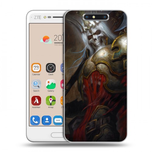 Дизайнерский пластиковый чехол для ZTE Blade V8 Diablo