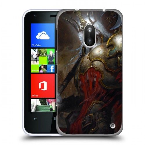 Дизайнерский пластиковый чехол для Nokia Lumia 620 Diablo