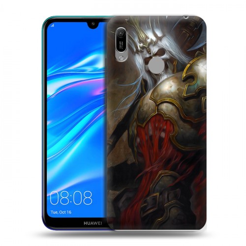 Дизайнерский пластиковый чехол для Huawei Y6 (2019) Diablo