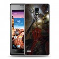 Дизайнерский пластиковый чехол для Huawei Ascend P1 Diablo