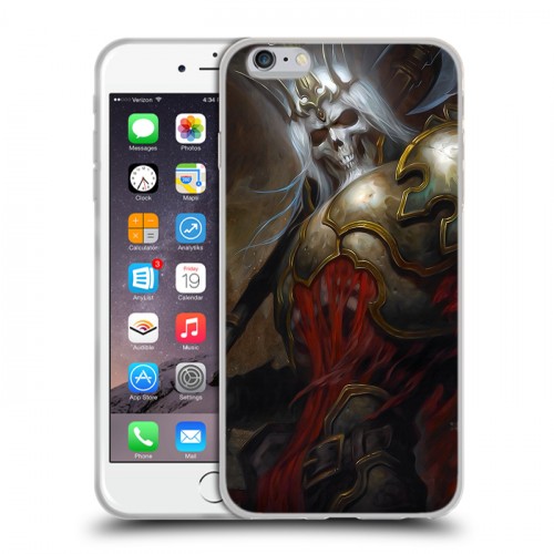 Дизайнерский силиконовый чехол для Iphone 6 Plus/6s Plus Diablo