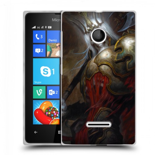 Дизайнерский пластиковый чехол для Microsoft Lumia 435 Diablo