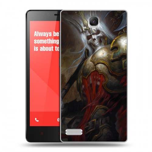 Дизайнерский пластиковый чехол для Xiaomi RedMi Note Diablo