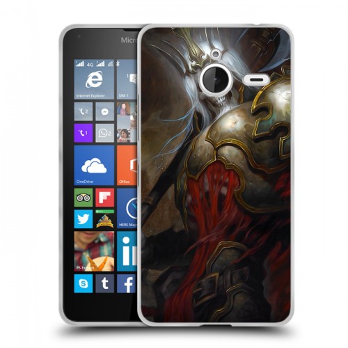 Дизайнерский пластиковый чехол для Microsoft Lumia 640 XL Diablo