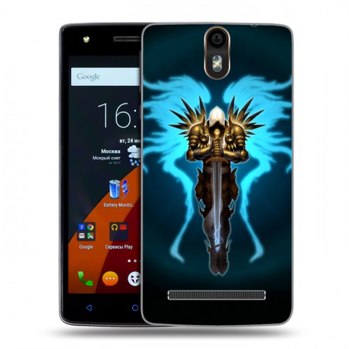 Дизайнерский силиконовый чехол для Wileyfox Storm Diablo