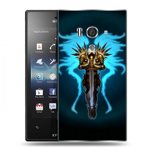 Дизайнерский пластиковый чехол для Sony Xperia acro S Diablo